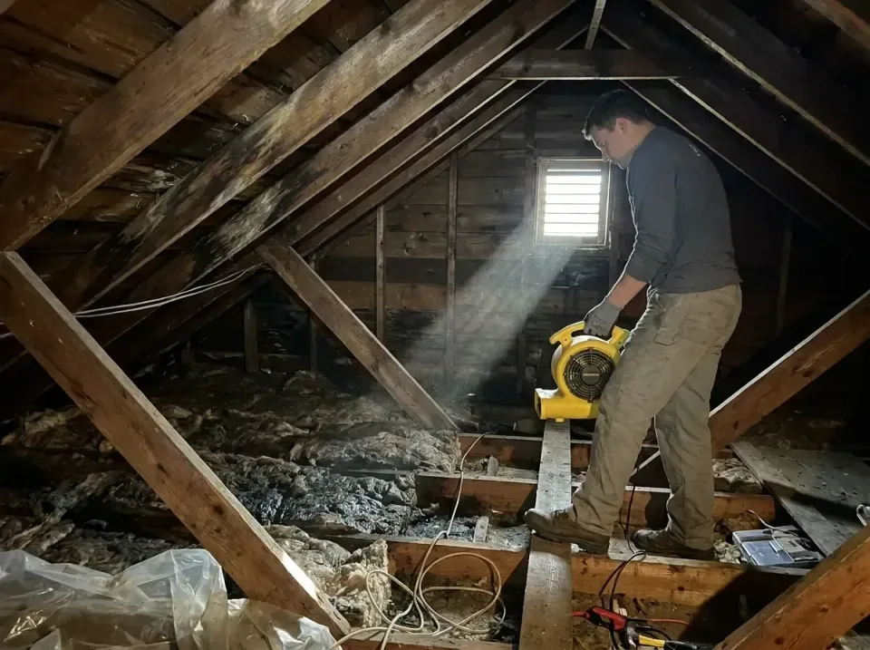 attic-water-damage-drying-proc-007 — frequently asked questions, Emergency Water Extraction & 24/7 Flood Response in Fox Far…